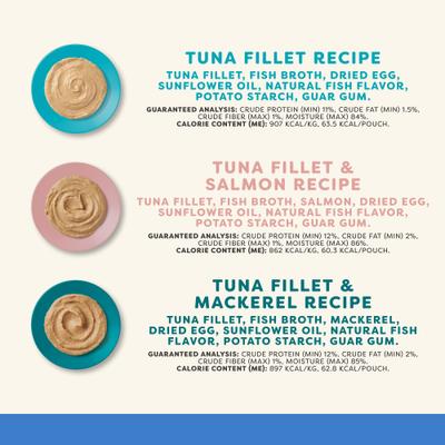 Fish Selection Mousse Variety Pack Limited Ingredient Wet Cat Food, 2.47-oz pouch, case of 12