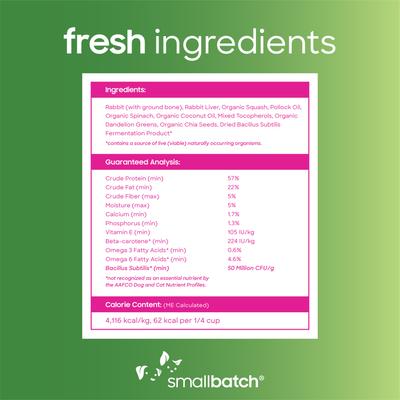 Super Booster Rabbit Bites Grain-Free Adult Freeze-Dried Dog & Cat Treats, 7-oz bag