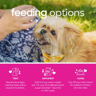 Super Booster Rabbit Bites Grain-Free Adult Freeze-Dried Dog & Cat Treats, 7-oz bag