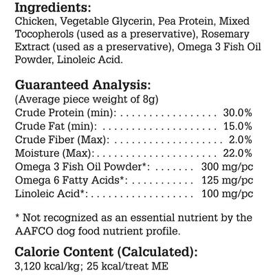 Activpetz Chicken Jerky Skin & Coat Dog Treat, 8-oz bag