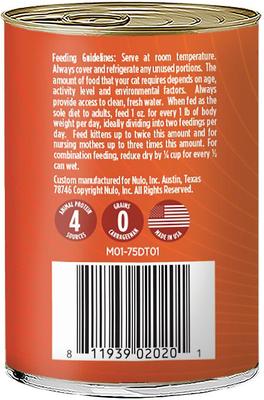 Grain-Free Turkey & Chicken Recipe Pate Wet Canned Food for Cats & Kittens, 12.5-oz can, case of 24