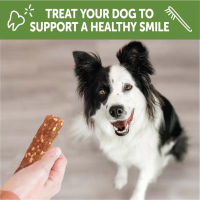 by Wellness Veggie Strip Dental Chews Natural Grain-Free Dental Dog Treats, Medium, 14 count