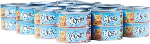 Comida enlatada para gatos con favoritos de aves y carne de res, paquete variado, 5.5 oz, caja de 24