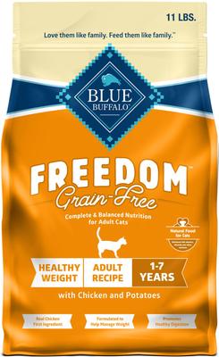 Freedom Indoor Weight Control Chicken Recipe Grain-Free Dry Cat Food, 11-lb bag