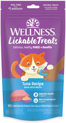 Lickable Treats Tuna Recipe Cat Treats, 0.4-oz pouch, pack of 6