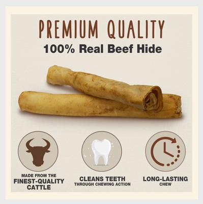 Premium Retriever Rolls Peanut Butter Flavor Dog Chew, 4 count