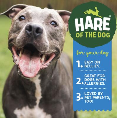 100% Rabbit Freeze-Dried Dog Treats, 2.25-oz bag