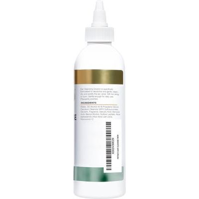 Tratamiento de limpieza de oídos para perros, botella de 8 onzas líquidas