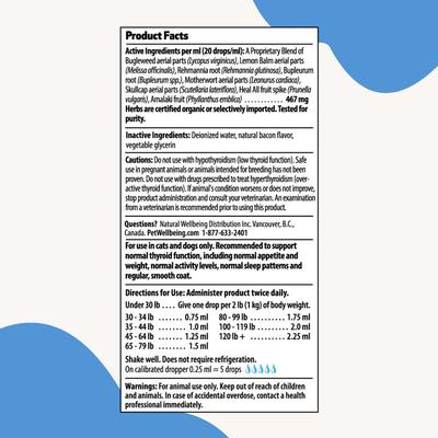 Thyroid Support Gold Bacon Flavored Liquid Supplement for Dogs & Cats, 4-oz bottle