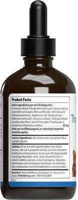 Thyroid Support Gold Bacon Flavored Liquid Supplement for Dogs & Cats, 4-oz bottle