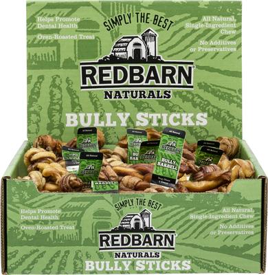 Naturals Bully Barbells Dog Treats, case of 50
