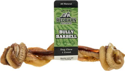 Naturals Bully Barbells Dog Treats, case of 50