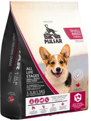 Pulsar Adult Grain-Free Chicken, Turkey & Salmon Small Breed Dry Dog Food, 8.8-lb bag