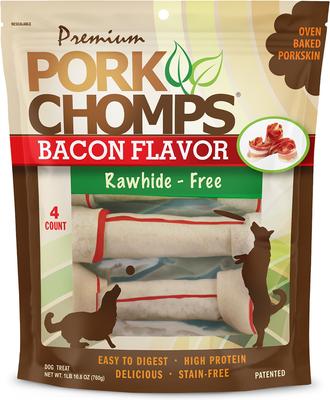 Bacon Flavor Knotz Dog Treats, 10 - 11 in, 4 count