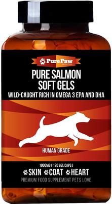 Wild Salmon Medium & Large Dog Soft Gels, 120 count