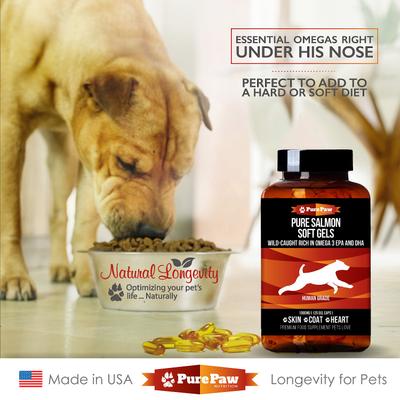 Wild Salmon Medium & Large Dog Soft Gels, 120 count