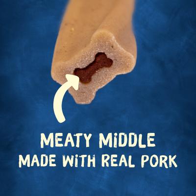 Premios originales de carne real de larga duración para perros pequeños y medianos, 10 unidades