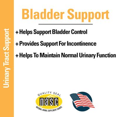 Bladder Support Urinary Tract & Incontinence Support Dog Supplement, 60 count