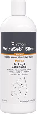VetraSeb Silver Wound Healing Shampoo for Dogs & Cats, 16-fl oz bottle