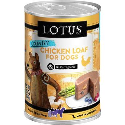 Alimento enlatado para perros Rabbit Loaf sin cereales, 12.5 oz, caja de 12