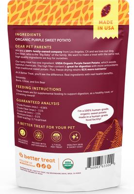 Organic Freeze-Dried Sweet Potato Dog & Cat Treats, 2-oz bag