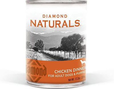 Naturals Chicken Dinner Adult & Puppy Canned Dog Food, 13.2-oz can, bundle of 24