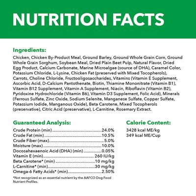 Alimento seco para perros mayores Proactive Health Healthy Aging con pollo real, bolsa de 29.1 lb