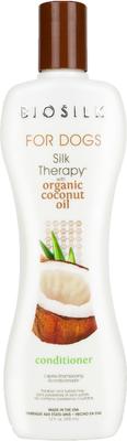 Silk Therapy Organic Coconut Oil Dog Conditioner, 12-fl oz bottle