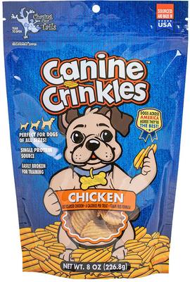 Canine Crinkles Beef Dehydrated Dog Treats, 8-oz bag