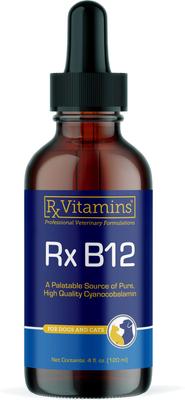 Rx B12 Liquid Digestive Supplement for Cats & Dogs, 4-fl oz bottle