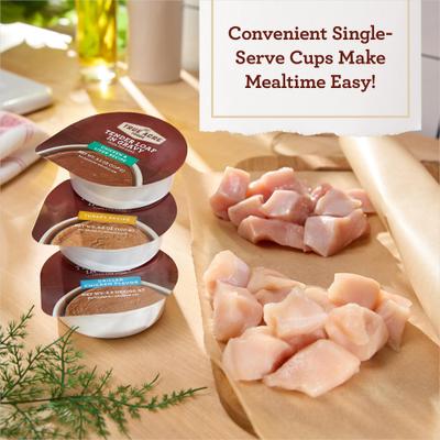 Bundle: Variety Pack – True Acre Foods Tender Loaf in Gravy Wet Dog Food Cups, Chicken & Liver Recipe, Turkey Recipe & Grilled Chicken Flavor, 3.5-oz, 36 count