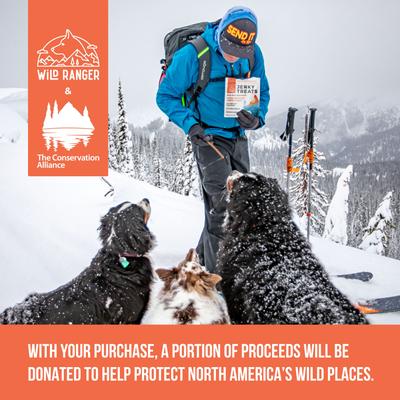 Premios para perros de pollo, batata, calabaza y linaza con Real Superfoods Jerky, bolsa de 8 oz