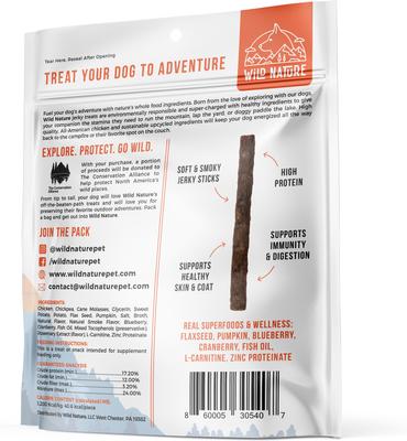 Chicken, Sweet Potato, Pumpkin & Flaxseed with Real Superfoods Jerky Dog Treats, 8-oz bag