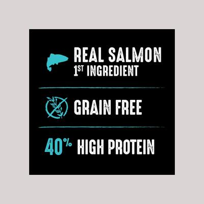 with Protein from Salmon & Ocean Fish Adult Grain-Free Dry Cat Food, 10-lb bag