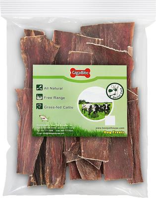 GigaBite Beef Esophagus Dog Treats, 6-inch, 25 count