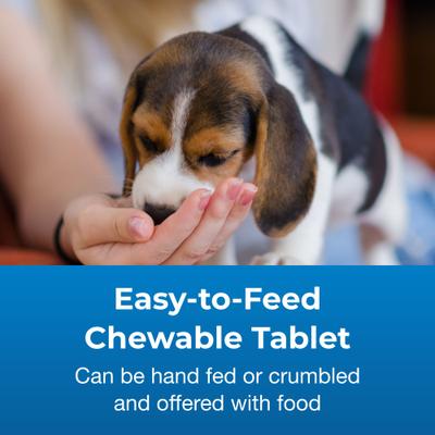 Calcium Phosphorus Daily Chewable Supplement Tablets for Dogs & Cats 12 Weeks & Older, 50-count