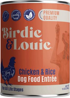 Chicken & Rice Flavored Pate Canned Dog Food, 13-oz, case of 12