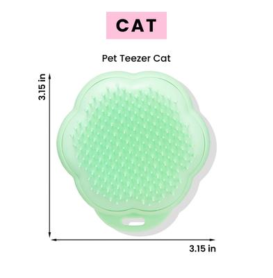 Cat Grooming Brush, Green