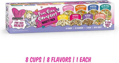 Best Fido Friend Fun Size Meals Fun Size Sampler Variety Pack Wet Dog Food, 2.75-oz cup, case of 8