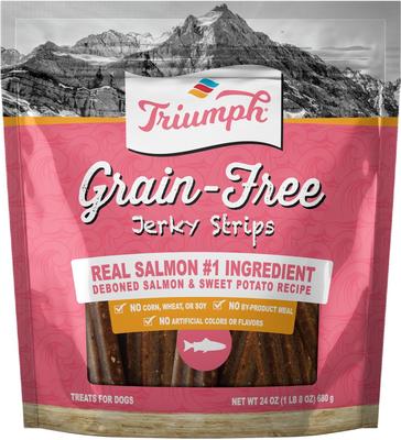 Turkey, Pea & Berry Recipe Grain-Free Jerky Dog Treats, 24-oz pouch
