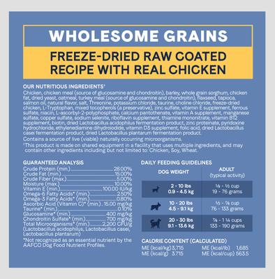 Pure Petite Premium Recipe Chicken & Wholesome Grains Dry Dog Food, 10-lb bag