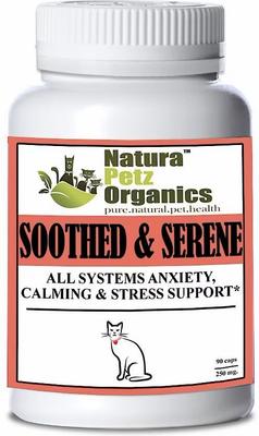 SOOTHED & SERENE* - All Systems Anxiety, Calming & Stress Support* Cat Supplement, 90 count