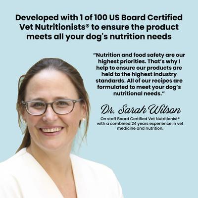 Freshly-Made Frozen Human-Grade Turkey Casserole Dog Food, 36-oz pouch, 3 count