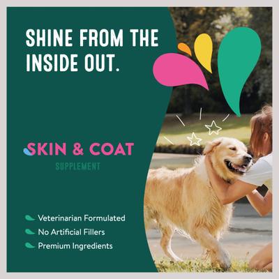 Skin & Coat Standard Breed Dog Supplement, 60 Scoops