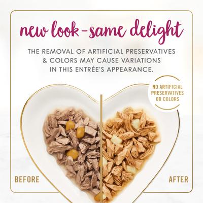 Delights with Cheddar Grilled Chicken & Cheddar Cheese Feast in Gravy Canned Cat Food, 3-oz, case of 24