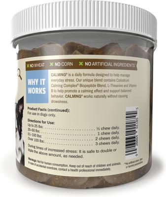 Calming Dog Chews for Medium & Large Dogs, 30 count