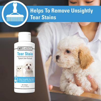 Dog & Cat Tear Stain Remover, 4-fl oz bottle