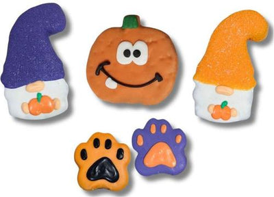 Galletas crujientes surtidas de mantequilla de cacahuete y miel Fall Vibes para perros, 18 unidades