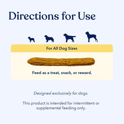 Jerky Sticks - Premios para perros con sabor a pollo, sin cereales, bolsa de 7.8 oz