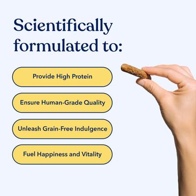 Jerky Sticks - Premios para perros con sabor a pollo, sin cereales, bolsa de 7.8 oz